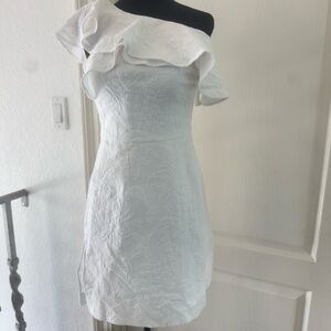 NWT LILLY PULITZER PINEAPPLE PUCKER JACQUARD KIPTON ROMPER WHITE SZ 2